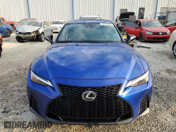 2021 Lexus IS 350 F Sport z VIN JTHGZ1E24M5020473, wystawiony jako Copart lot #48772885 z przebiegiem 56 941 mil mil oraz Szkoda całkowita • Salvage title. Historia ofert i sprzedaży dostępna na DreamBid. Obrazek 5.