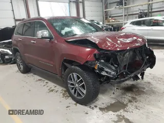 2018 Jeep Grand Cherokee Limited with VIN 1C4RJFBG5JC180707, listed as a IAAI auction lot 41836228 with 133,936 mi miles. Bid and sale history available at carsss.com. Image 1.