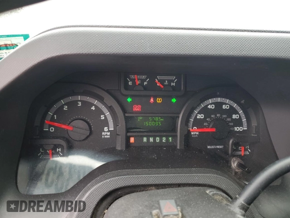 2009 Ford Econoline Cargo with VIN 1FTNE24W19DA36240, listed as a Copart auction lot 43552335 with 150,095 mi miles and Salvage Title. Bid and sale history available at DreamBid. Image 9.