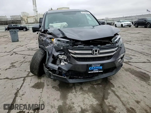 2018 Honda Pilot EX-L with VIN 5FNYF6H57JB017756, listed as a Copart auction lot 44122985 with 78,170 mi miles and Salvage Title. Bid and sale history available at carsss.com. Image 12.