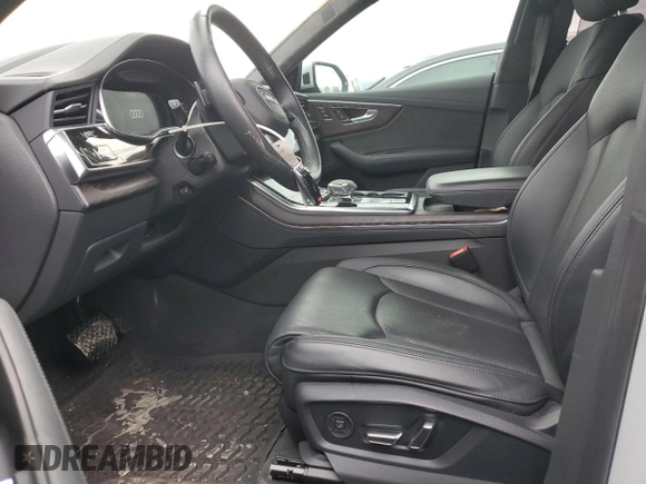 2021 Audi Q8 Prestige with VIN WA1FVAF16MD032462, listed as a Copart auction lot 81675224 with 38,472 mi miles and Salvage title. Bid and sale history available at DreamBid. Image 7.