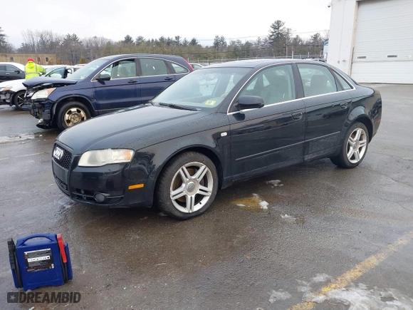 2007 Audi A4 2.0T with VIN WAUAF78E07A132737, listed as a IAAI auction lot 41574347 with 84,179 mi miles. Bid and sale history available at carsss.com. Image 2.