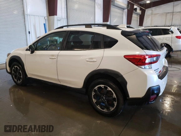 2021 Subaru Crosstrek Premium with VIN JF2GTAPC9M8242175, listed as a Copart auction lot 62987685 with 84,396 mi miles and Clean title. Bid and sale history available at DreamBid. Image 2.