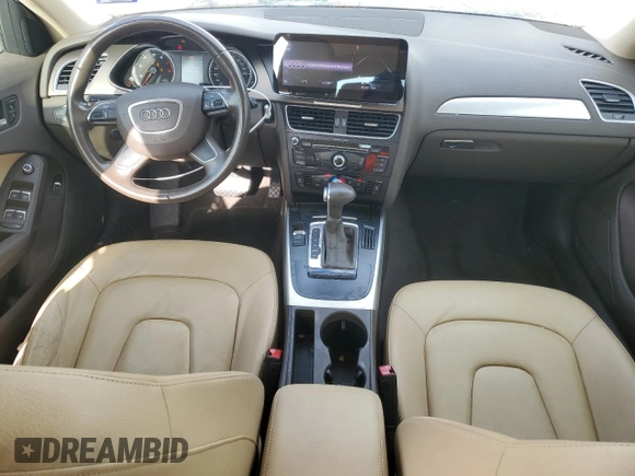 2014 Audi A4 Premium with VIN WAUAFAFLXEN014201, listed as a Copart auction lot 55727995 with 110,350 mi miles and Salvage title. Bid and sale history available at DreamBid. Image 8.