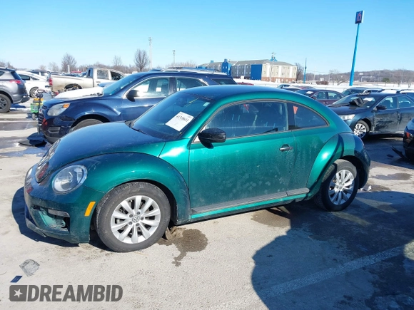 2017 Volkswagen Beetle 1.8T Fleet with VIN 3VWF17AT6HM618275, listed as a IAAI auction lot 41318611 with 134,594 mi miles. Bid and sale history available at carsss.com. Image 13.