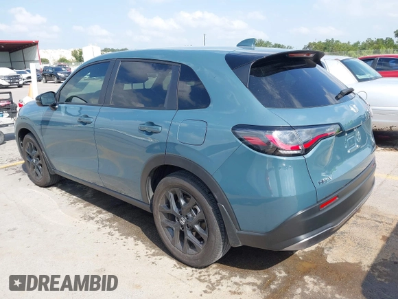 2024 Honda HR-V Sport with VIN 3CZRZ1H5XRM751386, listed as a IAAI auction lot 42397520 with 13,049 mi miles and . Bid and sale history available at DreamBid. Image 3.