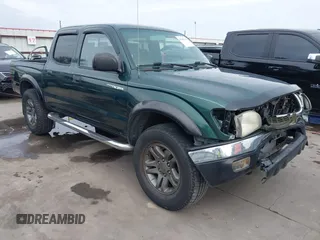2001 Toyota Tacoma PreRunner z VIN 5TEGN92N61Z814894, wystawiony jako IAAI lot #41667741 z przebiegiem 243 363 mil mil oraz . Historia ofert i sprzedaży dostępna na DreamBid. Obrazek 1.