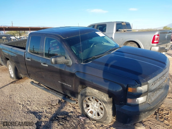 2014 Chevrolet Silverado 1500 Work Truck with VIN 1GCRCPEH7EZ398364, listed as a IAAI auction lot 40852604 with 185,998 mi miles. Bid and sale history available at carsss.com. Image 1.