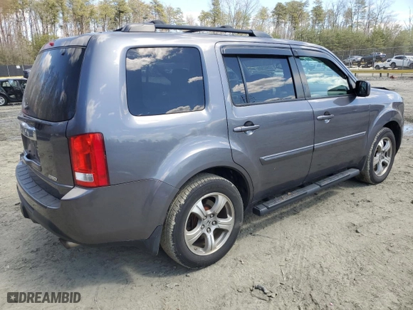 2014 Honda Pilot EX-L with VIN 5FNYF4H50EB042847, listed as a Copart auction lot 50802305 with 180,690 mi miles and Salvage Title. Bid and sale history available at carsss.com. Image 3.