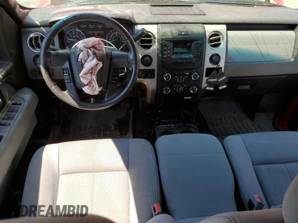 2014 Ford F-150 XL with VIN 1FTFW1EFXEKF37949, listed as a Copart auction lot 61257084 with 154,154 mi miles and Salvage Title. Bid and sale history available at carsss.com. Image 8.