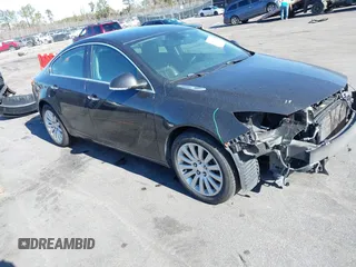2013 Buick Regal Turbo Premium 1 with VIN 2G4GS5EV7D9243273, listed as a IAAI auction lot 41436488 with 166,820 mi miles. Bid and sale history available at carsss.com. Image 1.