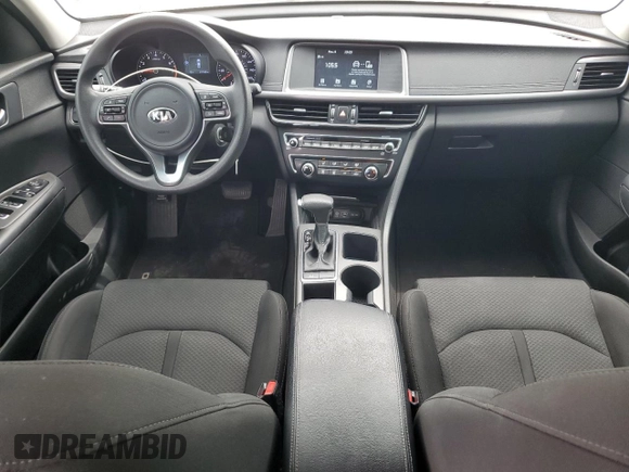 2018 Kia Optima S with VIN 5XXGT4L3XJG188402, listed as a Copart auction lot 57156235 with 107,169 mi miles and Salvage title. Bid and sale history available at DreamBid. Image 8.