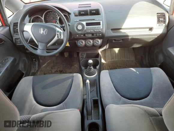 2008 Honda Fit with VIN JHMGD37418S802052, listed as a Copart auction lot 48569785 with 218,865 mi miles and Clean Title. Bid and sale history available at carsss.com. Image 8.