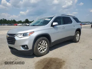 2019 Chevrolet Traverse LT Cloth с VIN 1GNERGKW1KJ195486, выставлен на аукционе Copart как лот 63035545 с пробегом 156 667 миль миль и Чистый • Clean title. История ставок и продаж доступна на DreamBid. Изображение 1.