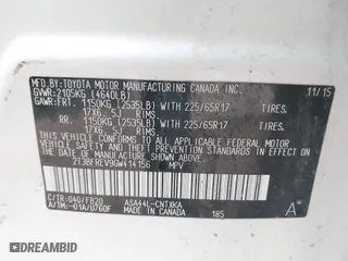 2016 Toyota RAV4 LE with VIN 2T3BFREV9GW414156, listed as a IAAI auction lot 42058970 with 149,804 mi miles. Bid and sale history available at carsss.com. Image 5.