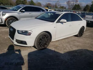 2016 Audi A4 Premium with VIN WAUAFAFL4GN016593, listed as a Copart auction lot 46086343 with 52,045 mi miles. Bid and sale history available at carsss.com. Image 1.