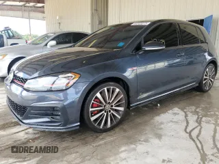 2019 Volkswagen Golf GTI S with VIN 3VW6T7AU7KM022697, listed as a Copart auction lot 60340073 with 47,259 mi miles. Bid and sale history available at carsss.com. Image 1.