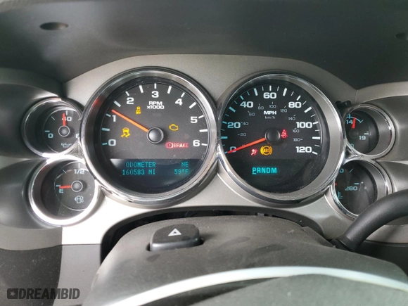 2013 Chevrolet Silverado 1500 LT with VIN 1GCNKSE09DZ367842, listed as a Copart auction lot 89105385 with 160,583 mi miles and Salvage Title. Bid and sale history available at carsss.com. Image 9.