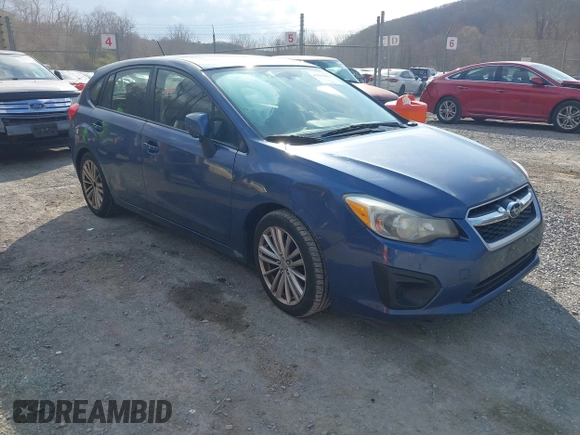 2012 Subaru Impreza Premium z VIN JF1GPAD6XCH212222, wystawiony jako IAAI lot #41899489 z przebiegiem 136 410 mil mil oraz . Historia ofert i sprzedaży dostępna na DreamBid. Obrazek 1.