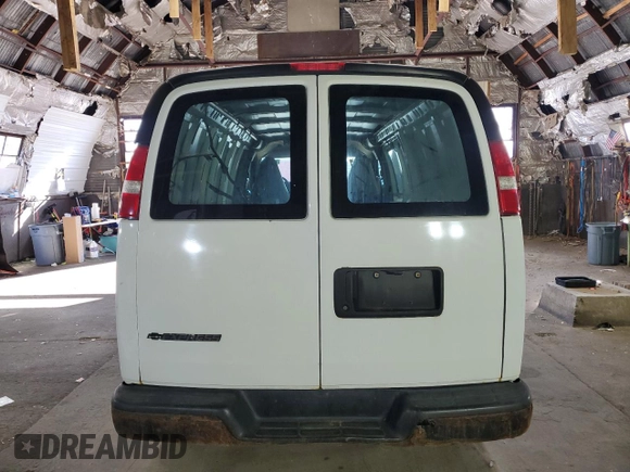 2017 Chevrolet Express Cargo Van with VIN 1GCZGHFG1H1113726, listed as a Copart auction lot 81148894 with 0 mi miles and Salvage Title. Bid and sale history available at carsss.com. Image 6.