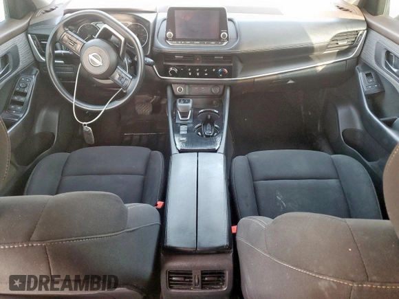 2023 Nissan Rogue S with VIN 5N1BT3AA5PC913771, listed as a Copart auction lot 59110385 with 34,559 mi miles and Salvage title. Bid and sale history available at DreamBid. Image 8.