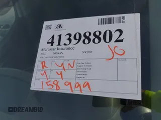 2018 Nissan NV200 S with VIN 3N6CM0KN9JK704330, listed as a IAAI auction lot 41398802 with 158,999 mi miles and . Bid and sale history available at DreamBid. Image 17.