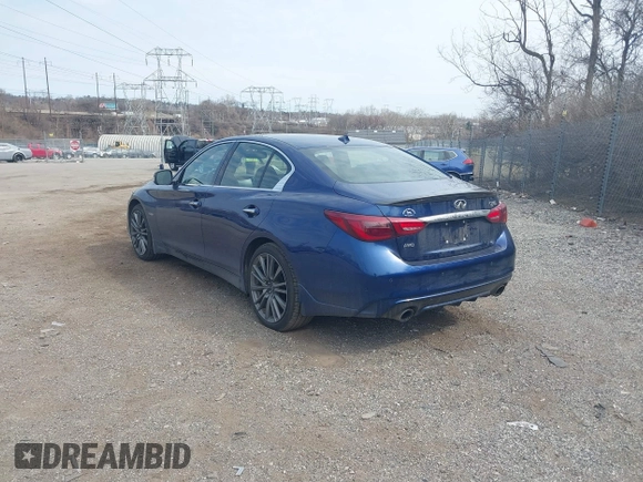 2019 Infiniti Q50 Red Sport 400 с VIN JN1FV7AR5KM830361, выставлен на аукционе IAAI как лот 41775286 с пробегом 51 613 миль миль и . История ставок и продаж доступна на DreamBid. Изображение 3.