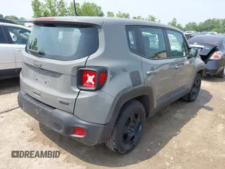 2020 Jeep Renegade Sport with VIN ZACNJAAB9LPL03220, listed as a IAAI auction lot 42486314 with 100,290 mi miles and . Bid and sale history available at DreamBid. Image 4.