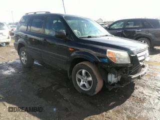 2008 Honda Pilot EX-L with VIN 5FNYF18578B046963, listed as a IAAI auction lot 41712487 with 203,673 mi miles. Bid and sale history available at carsss.com. Image 1.
