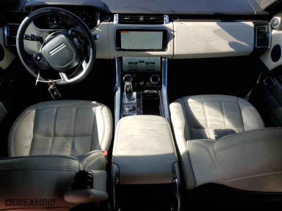 2020 Land Rover Range Rover Sport HSE with VIN SALWR2SU8LA747025, listed as a Copart auction lot 43789515 with 40,152 mi miles and Salvage Title. Bid and sale history available at carsss.com. Image 8.
