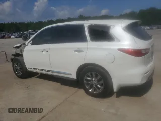 2015 Infiniti QX60 with VIN 5N1AL0MM7FC542689, listed as a Copart auction lot 57584325 with 121,462 mi miles and Salvage title. Bid and sale history available at DreamBid. Image 2.