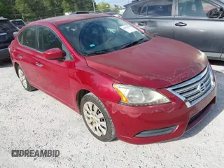 2014 Nissan Sentra SV with VIN 3N1AB7AP9EL643379, listed as a IAAI auction lot 42070423 with 147,949 mi miles and . Bid and sale history available at DreamBid. Image 1.