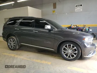 2018 Dodge Durango Citadel Anodized Platinum with VIN 1C4SDJET5JC369250, listed as a Copart auction lot 71709494 with 100,992 mi miles and Salvage title. Bid and sale history available at DreamBid. Image 4.