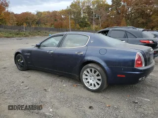 2006 Maserati Quattroporte z VIN ZAMCE39A460025290, wystawiony jako Copart lot #78816054 z przebiegiem Nie podano mil oraz Szkoda całkowita • Salvage title. Historia ofert i sprzedaży dostępna na DreamBid. Obrazek 2.