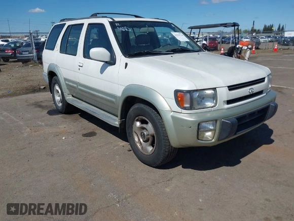 1998 Infiniti QX4 with VIN JNRAR05Y2WW029479, listed as a IAAI auction lot 41939734 with 216,043 mi miles and . Bid and sale history available at DreamBid. Image 1.