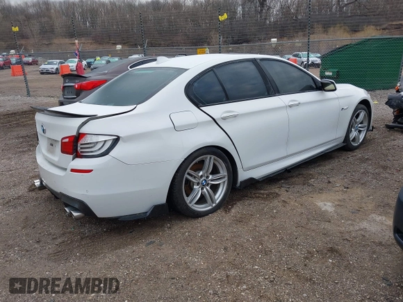 2013 BMW 5 Series 535i xDrive with VIN WBAFU7C53DDU75815, listed as a IAAI auction lot 41881724 with 46,242 mi miles and . Bid and sale history available at carsss.com. Image 4.