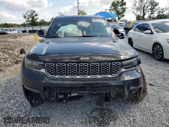 2023 Jeep Grand Cherokee Summit Reserve with VIN 1C4RJKEG5P8853916, listed as a Copart auction lot 52691735 with 18,899 mi miles and Salvage title. Bid and sale history available at DreamBid. Image 5.