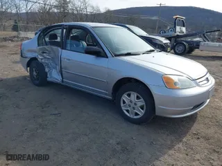 2003 Honda Civic LX with VIN 2HGES16683H505013, listed as a IAAI auction lot 41617324 with 70,728 mi miles. Bid and sale history available at carsss.com. Image 1.