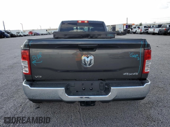 2024 Ram 3500 Tradesman with VIN 3C63RRGL1RG317583, listed as a Copart auction lot 69928554 with 839 mi miles and Salvage Title. Bid and sale history available at carsss.com. Image 6.