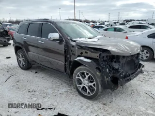 2021 Jeep Grand Cherokee 80th Anniversary with VIN 1C4RJFBG6MC677530, listed as a Copart auction lot 46418755 with 97,666 mi miles and Salvage Title. Bid and sale history available at carsss.com. Image 4.