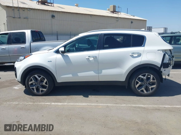2021 Kia Sportage EX with VIN KNDPNCAC3M7886337, listed as a IAAI auction lot 42257589 with 45,216 mi miles and . Bid and sale history available at DreamBid. Image 15.