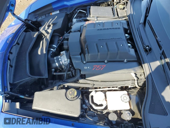 2019 Chevrolet Corvette Z06 2LZ with VIN 1G1YR2D6XK5606259, listed as a Copart auction lot 51643755 with 10,163 mi miles and Non Repairable. Bid and sale history available at carsss.com. Image 11.