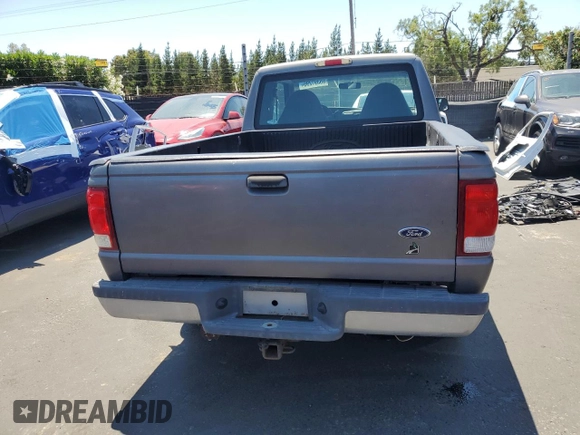 2000 Ford Ranger XL with VIN 1FTYR14V4YPB48515, listed as a Copart auction lot 65391295 with 158,210 mi miles and Clean title. Bid and sale history available at DreamBid. Image 6.