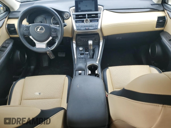 2015 Lexus NX 200t with VIN JTJYARBZ5F2003308, listed as a Copart auction lot 54201765 with 132,276 mi miles and Salvage title. Bid and sale history available at DreamBid. Image 8.