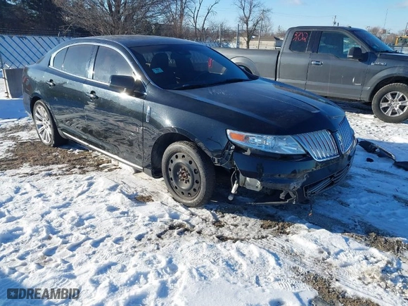2011 Lincoln MKS with VIN 1LNHL9ERXBG603968, listed as a IAAI auction lot 41629786 with 173302 miles. Bid and sale history available at carsss.com. Image 1.