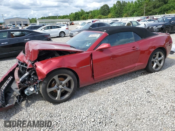 2013 Chevrolet Camaro LT with VIN 2G1FC3D37D9242621, listed as a Copart auction lot 58828725 with 139,648 mi miles and Salvage title. Bid and sale history available at DreamBid. Image 1.