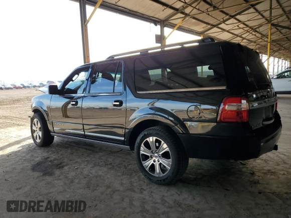 2015 Ford Expedition EL Platinum with VIN 1FMJK1LT5FEF18056, listed as a Copart auction lot 85509714 with 156,219 mi miles and Salvage Title. Bid and sale history available at carsss.com. Image 2.
