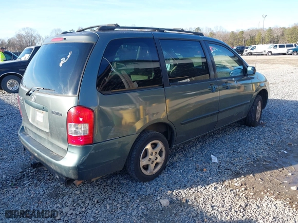 2000 Mazda MPV DX with VIN JM3LW28G0Y0154963, listed as a IAAI auction lot 41446402 with 219,262 mi miles. Bid and sale history available at carsss.com. Image 4.
