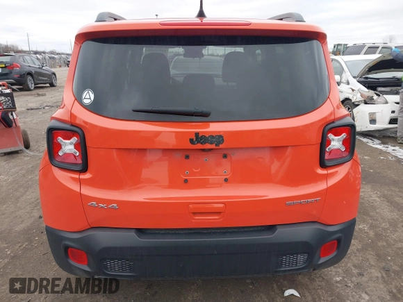 2021 Jeep Renegade Upland Edition with VIN ZACNJDAB4MPN34528, listed as a IAAI auction lot 41739558 with 37,968 mi miles. Bid and sale history available at carsss.com. Image 16.
