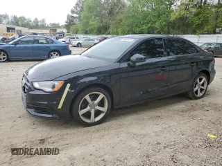 2015 Audi A3 1.8T Premium with VIN WAUACGFF4F1126281, listed as a Copart auction lot 48665513 with 102,004 mi miles. Bid and sale history available at carsss.com. Image 1.